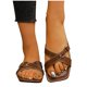 thumbnail image 4 of Mujeres Más Tamaño Vestidos Estilo Tanga Mula Sandalias con Hebilla, Más Tamaño Envoltura Vestidos Inspirados Zapatos Planos de Pie Abierto, 4 of 9