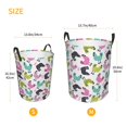 thumbnail image 3 of Sikiie Funny Chicken Print Round Dirty Clothes Basket, Waterproof Standing Foldable Storage Basket, for Laundry Room, Bedroom, Bathroom Storage-Medium, 3 of 6