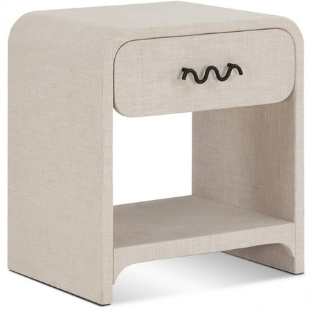 Meridian Furniture Medley Cream Night Stand / Side Table