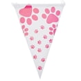 thumbnail image 4 of Rosa cachorro pata temática cumpleaños vajilla para fiesta decoraciones perro pata fiesta suministros imprimir Banner platos de papel taza servilletas globo, 4 of 4