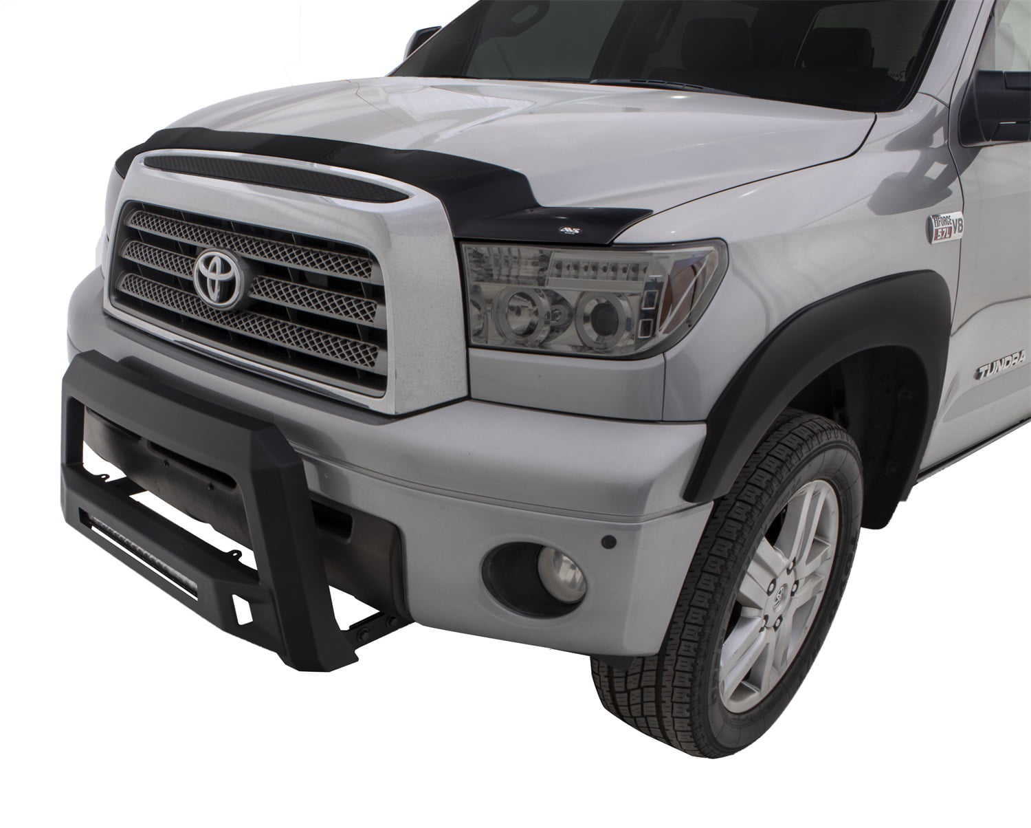 3％OFFクーポン利用でポイント最大8倍相当 TLAPS 7422444184116 For 2007-2021 Toyota  Tundra/2008-2021 Sequoia Matte Black AVT style Aluminum LED Light Bull Bar  Guard with Stainless Skid Pla