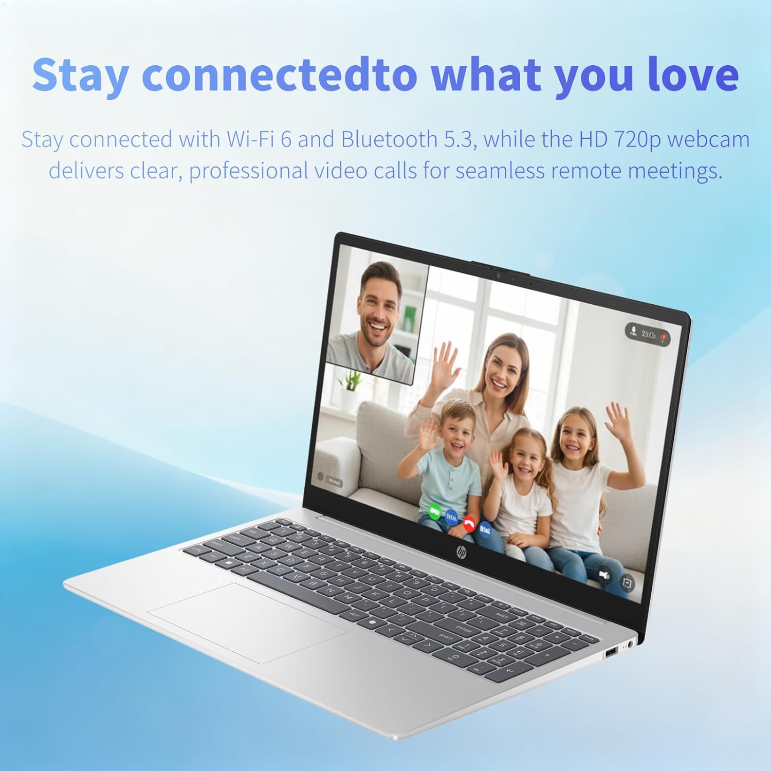 HP Touchscreen Laptop, Intel i3-1315U(Up to 4.5GHz), 16GB RAM, 512GB SSD, 15.6" 250 nits Anti-Glare Display, Copilot-AI Chat, Windows11 Pro , w/Accesories