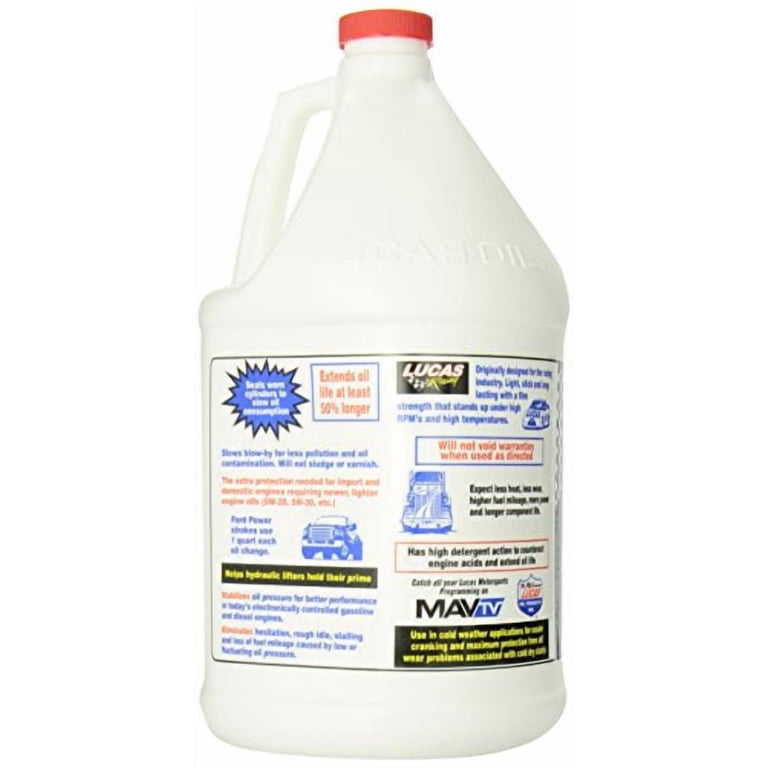Lucas Oil, Engine Synthetic Stabilizer, 1 gal, High Performance ...