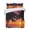 Red Orange Dark Purple Black, variant on Quilts Queen Size, Ocean Coconut Soft Comforter Bedding Set for Bed, Modern Beach Sunset Seashore Tropical Lightweight Quilted Bedspread with Pillow Cover(2 Pieces) for All Season, 90x96 Inch