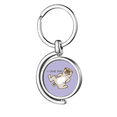 thumbnail image 1 of Pug Repos Art Déco Mode Rotation Porte-Clés en Métal Porte-Clés, 1 of 2
