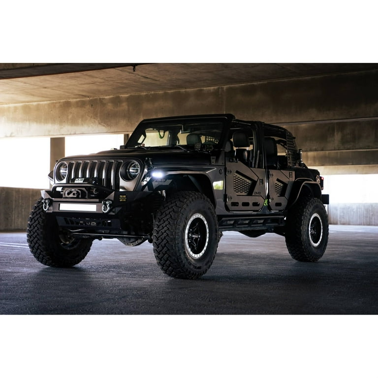JLラングラー　フェンダー　DV8 OFFROAD SLIM FENDERS Jeep Wrangler Slim Fender Flares | DV8 Offroad