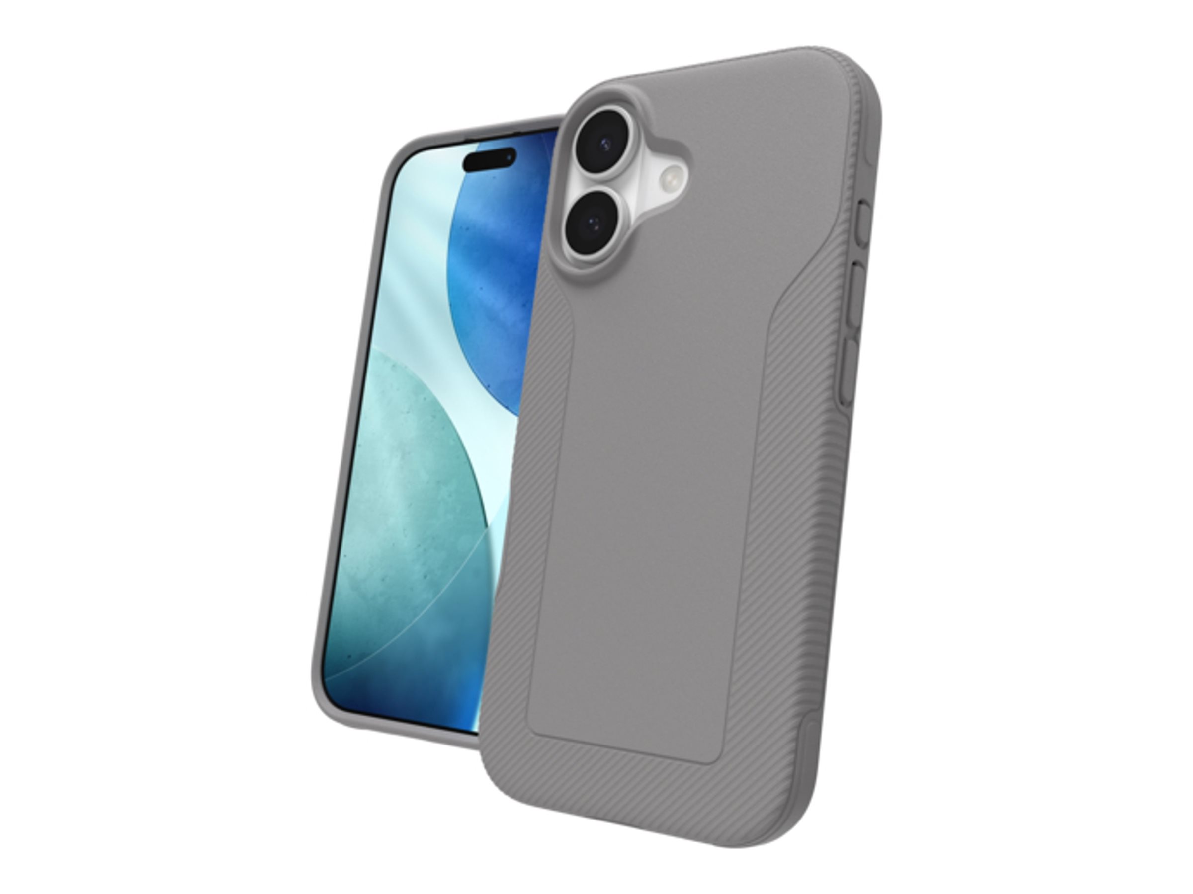 ZAGG Luxe Snap - Back cover for cell phone - MagSafe compatibility - gray - for Apple iPhone 17