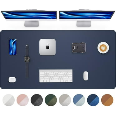 Extra Large Desk Mat - 55"x 24" Non-Slip Desk Pad for Office and Home - Ideal for Large Mouse Pad and Desk Mats on Top of Desks(Midnight Bule)