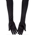 thumbnail image 4 of Long Elbow Satin Gloves, 21" Stretchy 1920s Opera Gloves Evening Party Dance Gloves,easily Use, 4 of 5