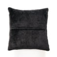thumbnail image 3 of Mellowdy Faux Rabbit Fur Decorative Throw Pillow Covers (Misty Black, 16x20 inches) - 1 Count, 3 of 10