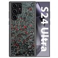thumbnail image 1 of KAIYANG Funda magnética para Samsung Galaxy S24 Ultra con textura forjada de fibra de aramida y TPU antideslizante - G Red Multicolor, 1 of 5