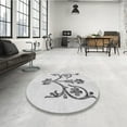 thumbnail image 3 of Ahgly Company Indoor Rectangle Patterned Platinum Gray Area Rugs, 3' x 5', 3 of 6