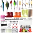 thumbnail image 1 of JUNWELL Gear Tackle Box Attractants Fishing Lures for Bass Trout  302 Count, 1 of 7