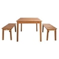 thumbnail image 4 of SAFAVIEH Europa Outdoor Patio 3 Piece Dining Set, Natural, 4 of 11