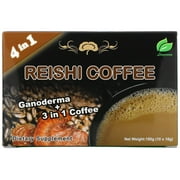 Longreen 4 in 1 Reishi Coffee, 10 Sachets, (18 g) Each