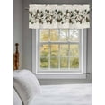 thumbnail image 5 of Curtain Valance for Windows,Magnolia Plant Flower Kitchen Valances Rod Pocket Short Curtains,Farm Vintage Wood Grain Window Treatment Panel for Bedroom Bathroom 60"x18", 5 of 7