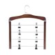 thumbnail image 2 of Perchero de madera maciza multifuncional multicapa para colgar pantalones, colgador de madera, toalla, bufanda, corbata, estante de almacenamiento, estante para ropa Ormromra 2035212-1, 2 of 9