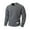 Dark Gray, variant on LMOIPLI Men's Solid Color Cable Knit Sweatshirts Vintage Long Sleeve Pullover Sweater Woven Crewneck Knitted Tops Black M
