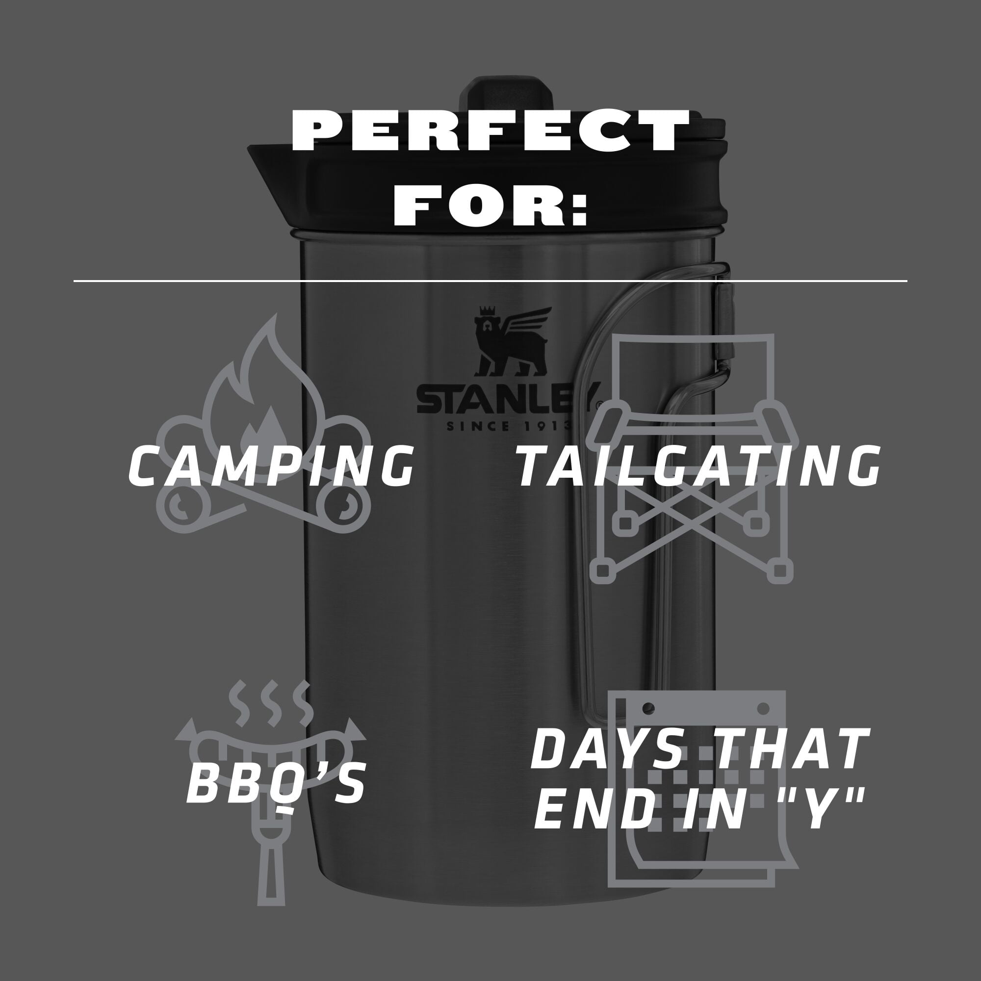 Stanley ADVENTURE ALL-IN-ONE BOIL + BREW FRENCH PRESS