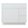 thumbnail image 5 of Vanity Art 36" W Birch Plywood Freestanding Single Base 2 Drawers Storage Cabinet with Soft Close Door, 5 of 9