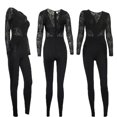 thumbnail image 2 of Femmes Clubwear Été Combinaison Bodycon Partie Romper Pantalon Pantalon Long, 2 of 4