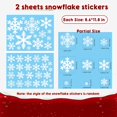 thumbnail image 4 of 11 Sheets Christmas Peppermint Candy Window Decorations Clings Stickers, Xmas Snowflakes Window Decals Decor for Glass Windows, Christmas Holiday Home Office Party Decorations, 4 of 8