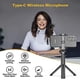 thumbnail image 3 of Micrófono de solapa inalámbrico, micrófono de solapa de 2,4 GHz, uno para dos tipo C, micrófono de solapa mini USB C para TikTok, Facebook, YouTube, Vlog, 3 of 5