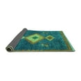 thumbnail image 2 of Ahgly Company Indoor Rectangle Southwestern Turquoise Blue Country Area Rugs, 8' x 10', 2 of 4
