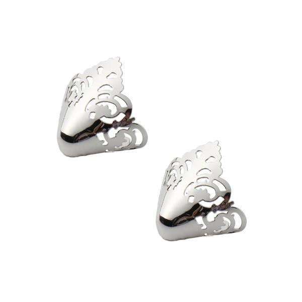2x2 Piezas De Metal Para Zapatos, Protectores Puntiagudos, Elegantes, Para Mujer, Con Puntera Plateada