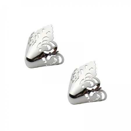 

Sharplace 6x2 Pieces Metal Shoes Pointed Protector Supplies Elegant Women Shoes Tips Cap