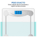 thumbnail image 5 of Bascula Corporal Digital Hasta 180kg Vidrio Templado Human Blanco, 5 of 5