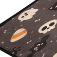 thumbnail image 4 of GZHJMY Happy Halloween Pattern Kitchen Rugs, 39"x20",Non Slip Washable Cushioned Carpets Polyester AntiFatigue Comfort Porch Floor Mat Doormat Halloween Decoration, 4 of 7