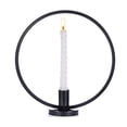thumbnail image 4 of Candelabro de resina decorativo para decoración moderna, elegante diseño tipo Y, acabado negro mate, artesanía impecable que garantiza longevidad y durabilidad (1 pieza), 4 of 8