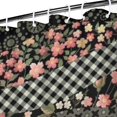 thumbnail image 3 of Pioneer Flower Floral Print Pattern Shower Curtain 36"x72" ,Bathroom Decorative Shower Curtains Set with 12 Hooks,Modern Waterproof Washable Shower Curtain, 3 of 6