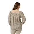 thumbnail image 3 of Chaps Women's Squareneck Peasant Top, 3 of 3
