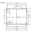 thumbnail image 3 of Caja de instrumentos de PCB de aluminio Caja de proyecto electrónico DIY 100 * 100 * 50 mm, 3 of 8