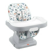 Fisher-Price SpaceSaver Simple Clean High Chair Baby to Toddler Portable Dining Seat, Pacific Pebble