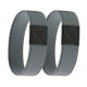 thumbnail image 3 of 2 correas elásticas para zapatos de mujer y niña, cordones para zapatos planos y sandalias. gris oscuro, 3 of 9