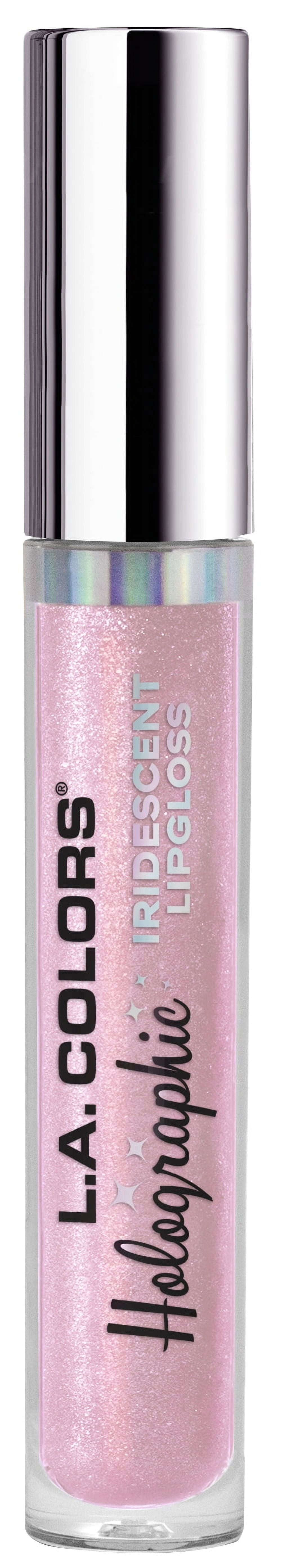 (3 pack) L.A. COLORS Moisturizing High Shine Holographic Shimmer Lip-gloss, Sugared, 0.14 fl oz