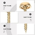 thumbnail image 5 of FRCOLOR 16 pcs  Upholstery Tacks Mirror Fixing Screws Mirror Screws with Decorative Caps, 5 of 8