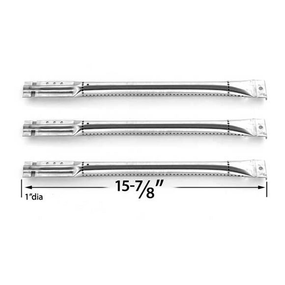 Replacement Grill Burner For Centro, Kenmore, Charbroil & Thermos Gas Models-3PK