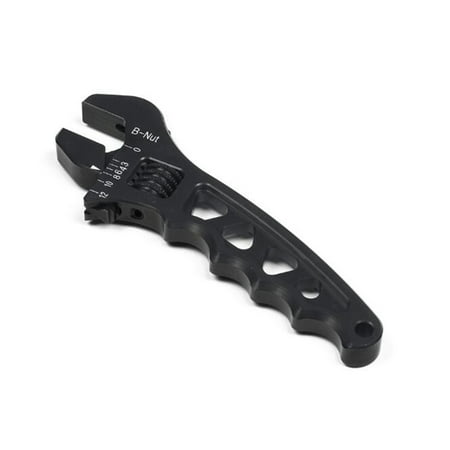 

MoreChioce Alloy Adjustable Wrench Auto Tuning Accessories Hose Joint Oil Cooler Activity Wrench Black