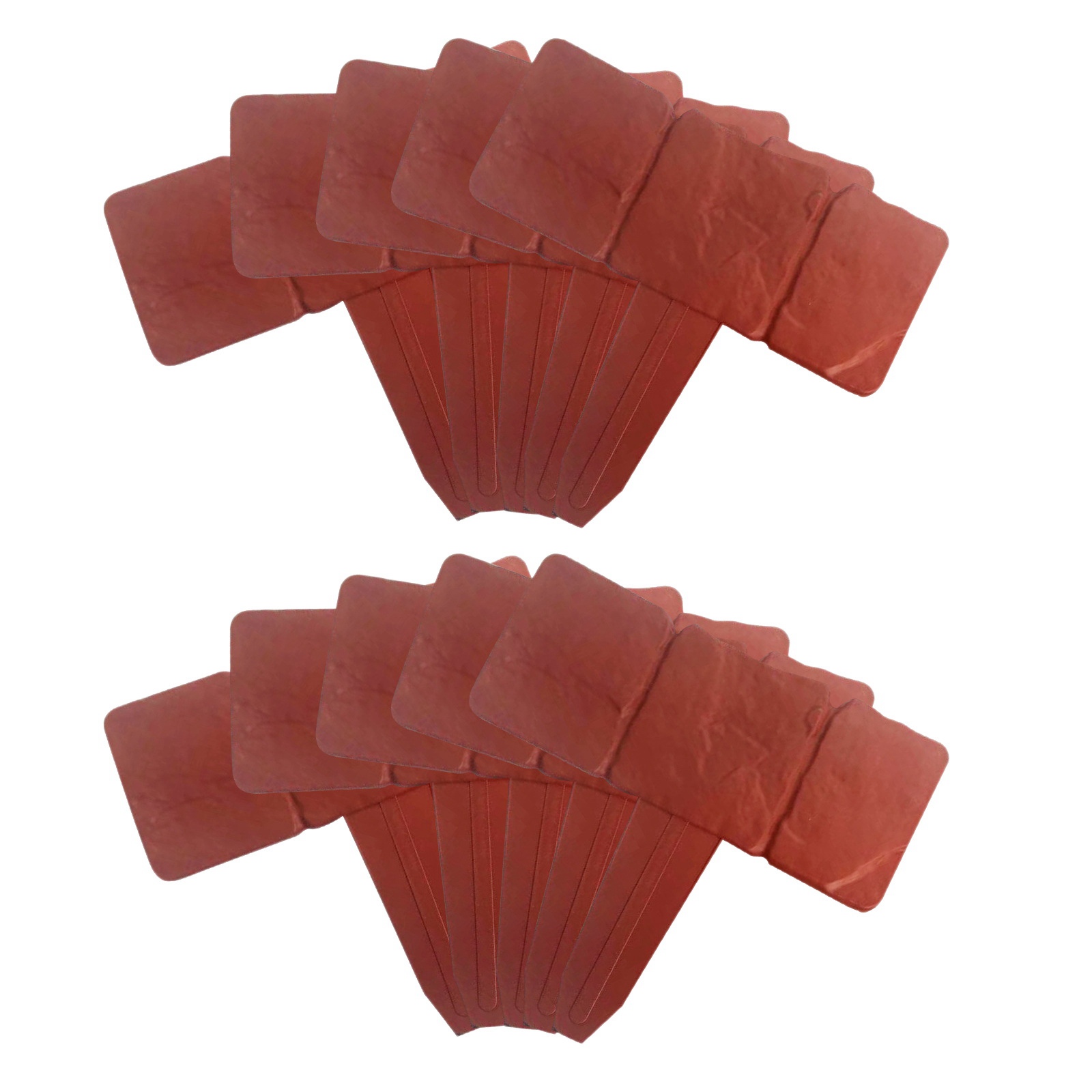 Home Garden Edging Plastic Fence Stone 20Pcs Lawn Yard Flower Plant