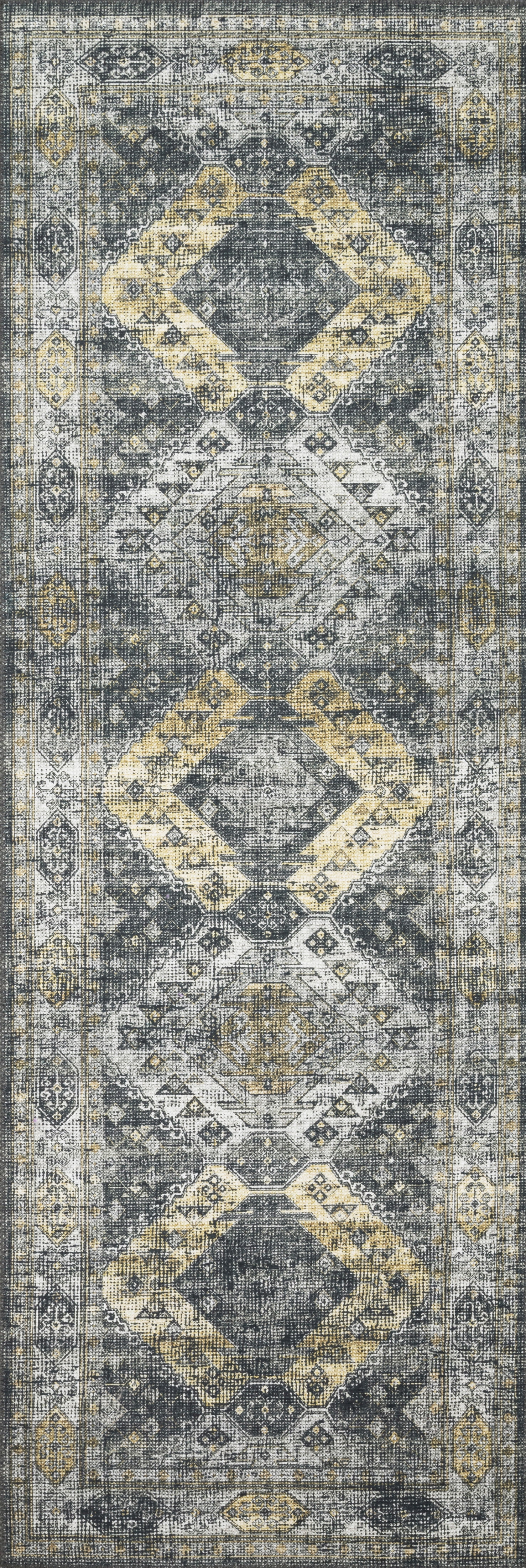 Loloi Skye Graphite / Silver 6'-0" x 6'-0" Round Area Rug