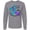 Athletic Heather, variant on Inktastic Love and Care Suicide Prevention Awareness Ribbon and Hearts Long Sleeve T-Shirt