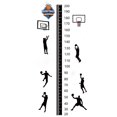 thumbnail image 1 of Pegatinas De Pared Baloncesto Para Medir La Altura De Un Niño De, 1 of 4