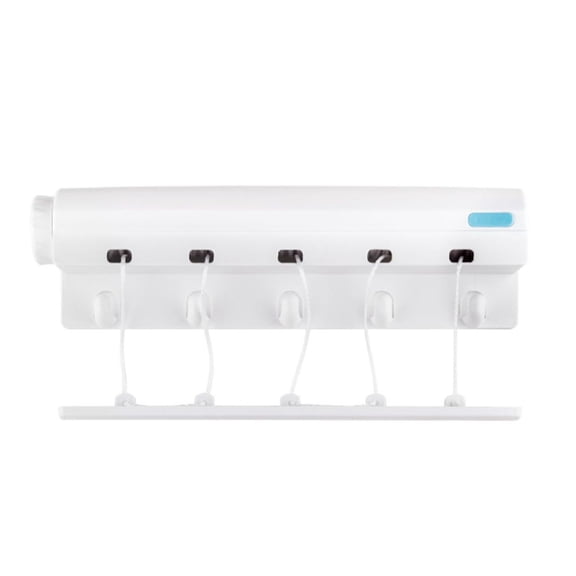 Zovuta Heavy Outdoor 12.30 ft Automatic Retractable Clothesline with Five Lines