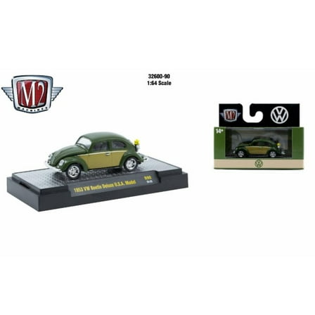 M2 Machines 1:64 Detroit Muscle R90 1953 Vw Beetle Deluxe Usa Model