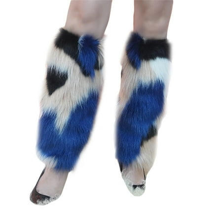 

Luckinbaby Women Leg Warmers Socks Contrast Colors Leg Sleeves Boot for Streetwear