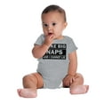thumbnail image 6 of I Like Big Naps And I Cannot Lie Romper Boys or Girls Infant Baby Brisco Brands 12M, 6 of 7
